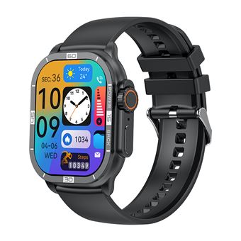 Smartwatch Chronus | Bluetooth | Frequência Cardíaca | Notificação Push | Rastreamento | Preto - 1