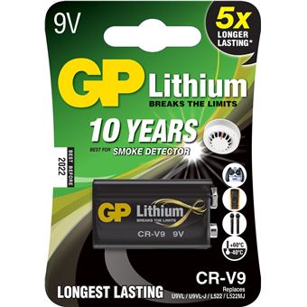Pilha GP Batteries Lithium CR-V9 | Preto - 1