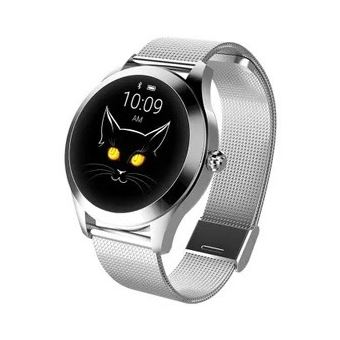 Smartwatch HSMY Watch KW10 | Bracelete de Aço Inoxidável | Prata - 1