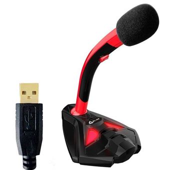 KLIM Voice Table microphone Preto, Vermelho - 1