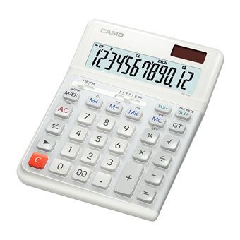 Calculadora Casio DE-12E-WE | Branco - 1
