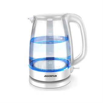 Chaleira Elétrica AIGOSTAR | 2200W | 1,7L | Branco - 1