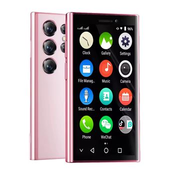 Smartphone Klack Mini XS24 Pro | 3 " | Rede 3G | 2 + 16GB ROM | Dual SIM | Rosa - 1