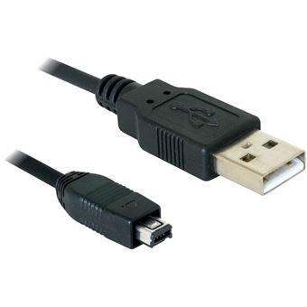 Cabo Usb DeLOCK USB cable 2.0 mini 4-Pin Hirose 1,5m | Preto - 1