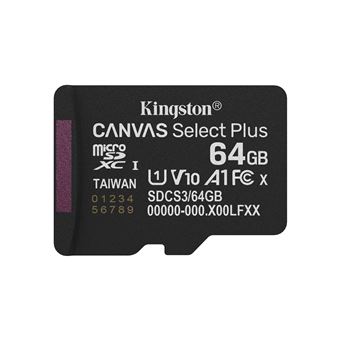 Cartão de Memória Kingston Technology Canvas Select Plus Gen3 | Preto - 1
