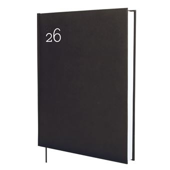 Agenda Diária A4 2026 Finocam Milano Preta - 1