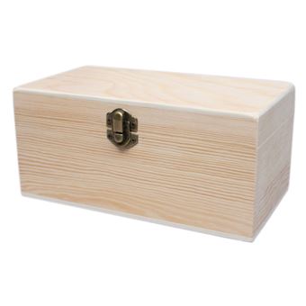 Caixa de Madeira Rectangular LG 64132 | 20,5x11x9 cm - 1