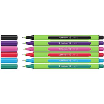 Caneta Fineliner Schneider AG Line-Up | Azul, Verde, Rosa, Roxo, Vermelho - 1