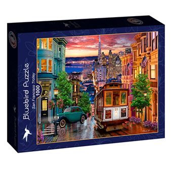 Puzzle BLUEBIRD F-90466 San Francisco Trolley | 1000 Peças - 1