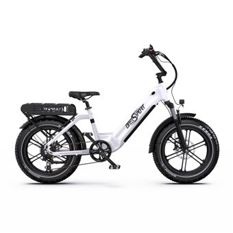 Bicicleta Elétrica ONESPORT OT08 | Motor 500W | Bateria 48V18AH | Pneus De 20'' | Travões Disco - Branco - 1