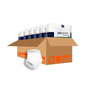 Fraldas Cuecas de Adulto Descartáveis Abena Abri-Flex Premium XL3 | Tamanho XL | Pack 6x14 Unidades - 1