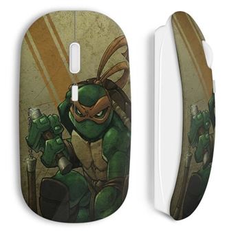 Rato Wireless Maniacase Tartaruga Ninja Poster de desenho Animado - 1