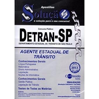 Apostilas. Detran-Sp. Agente Estadual de Trânsito - 1