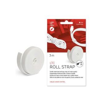 Label-the-cable LTC 1220 organizador de cabos Cable flex tube Secretária/Parede Branco 1 peça(s) - 1