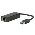 cabo de interface/adaptador de género ITB RO12.99.1105 USB 3.0 RJ45 Preto