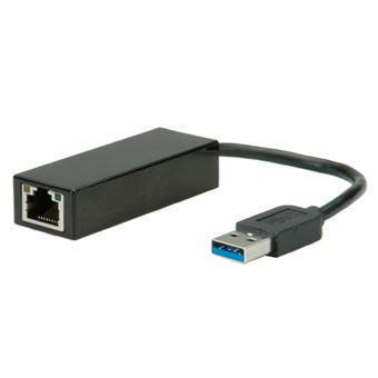 cabo de interface/adaptador de género ITB RO12.99.1105 USB 3.0 RJ45 Preto