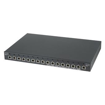 Transceptor Passivo de Dados Seriais e de Vídeo BeMatikpara Rack19 RJ45 para 16-Porta BNC Tpp016VPD - 1