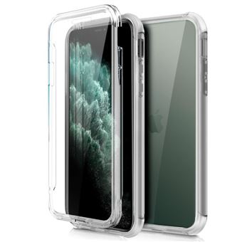 Capa Livro COOL em Silicone para 3D iPhone 11 Pro Max Transparente Frontal + Traseira - 1