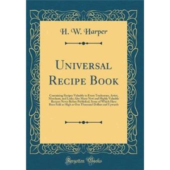 Universal Recipe Book - 1