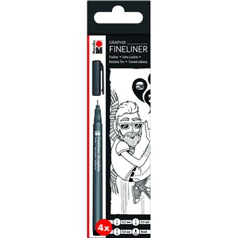 Caneta Fineliner Marabu 0146000000101 - 1