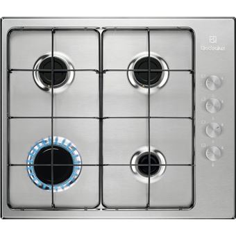 Placa a Gás Electrolux EGS6404SX | 59.4 cm | 4 Zonas | Aço inoxidável - 1