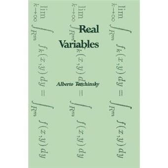 Real Variables - Hardback - 1994 - 1