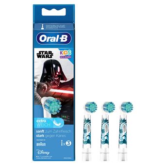 Cabeça de Escova de Dentes Oral-B Kids Star Wars | Branco - 1