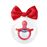 Chupeta para bebé chicco 00073011330000 ultra soft pacifier ortodontia silicone vermelho_0