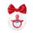 Chupeta para bebé chicco 00073011330000 ultra soft pacifier ortodontia silicone vermelho_1