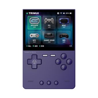Consola de Jogos SZSMART Trimui brick | 3.2&quot; | Sistema de Fonte Aberta | 128GB | Violeta - 1