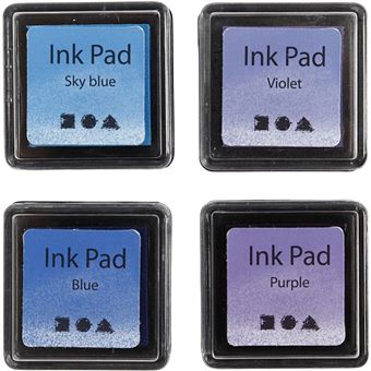 Almofada para Carimbos Creativ Company 285342 | Azul, Roxo - 1