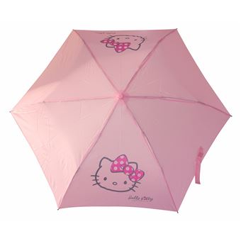 Guarda-Chuva Dobrável com Bolsa Hello Kitty Face - 1