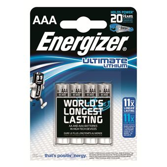 Pilha Energizer Ultimate Lithium L92 | Prateado - 1