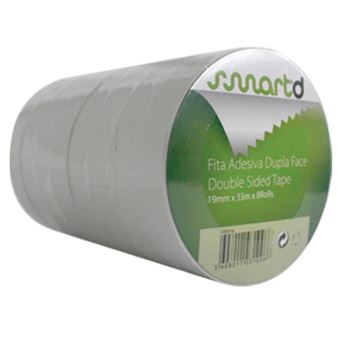 Fita Adesiva SMARTD | Dupla Face | 19mmx33m- Transparente - 1