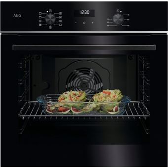 Forno Elétrico AEG Series 5000 Forno multifunções Série 5000 SurroundCook com LED | 72 L | 59.4 cm | A+ | Preto - 1