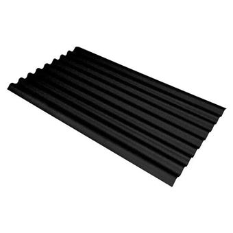 Placa Ondulada Maderterraneo | PVC | 300 x 104 x 1,8 cm | Preta - 1