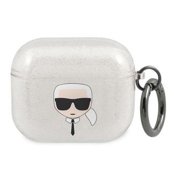 Capa Original TPU Karl Lagerfeld Airpods 3 Prateado - 1