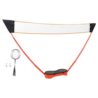 Conjunto de badminton com 2 raquetes, rede e estojo vidaXL | 292x30x152cm - 1