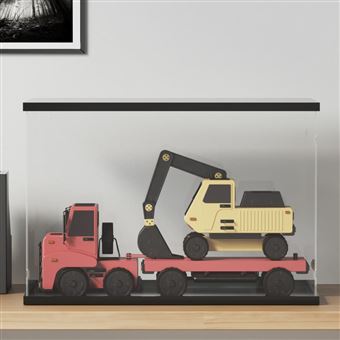 Caixa de Exposição vidaXL | 56x36x37 cm | acrílico transparente - 1