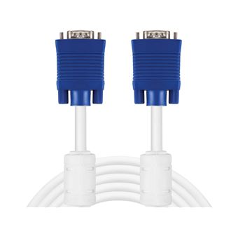 Cabo Vga Sandberg Monitor Cable VGA LUX 1.8 m | Branco - 1