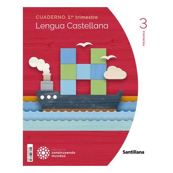 Cuaderno Lengua 3 Primaria 1 Trim Construyendo Mundos - 1
