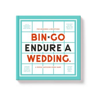 Bingo Endure A Wedding Bingo Book - 1