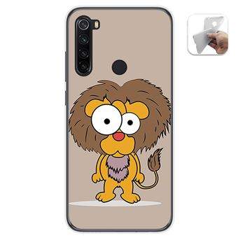Capa Tumundosmartphone de Gel TPU para Xiaomi redmi note 8 (2019/2021) design desenhos de leão - 1