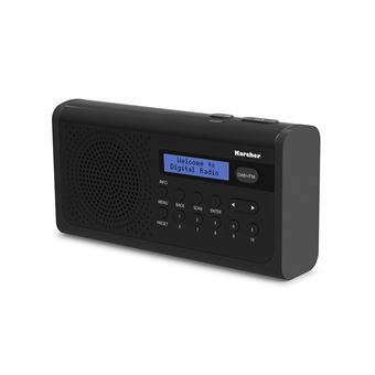 Rádio Kärcher DAB 2405 Pesoal Analógico e digital Preto - 1