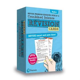 Pearson Revise Edexcel Gcse 91 Combined Science Higher Revision Cards With Free Online Revision Guide For Home Learning, 2021 Assessments And 2022 Exams Revise Edexcel Gcse Science 16 - 1