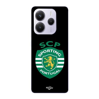 Capa Maniacase para Xiaomi Redmi Note 14 5G | SCP SPORTING PORTUGAL BLACK BACKGROUND - 1