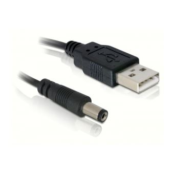 Cabo de Energia DeLOCK Cable USB Power | Preto - 1