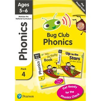 Phonics - Learn at Home Pack 4 (Bug Club), Phonics Sets 10-12 for ages 5-6 (Six stories + Parent Guide + Activity Book) - 1