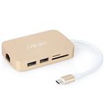 MINIX NEO C USB-C 2xUSB 3.0-A, RJ45, TF, SD, USB-C, HDMI Dourado