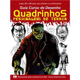 Guia Curso de Desenho Quadrinhos Personagens de Terror - 1